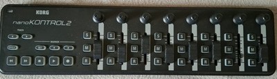 Korg nano KONTROL 2 Schwarz DAW Kontroller Gebraucht 