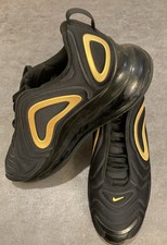 Nike Air Max 720 Youth Sneakers - US Size 7Y - Black/ Gold - AQ3196-014