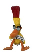 Colgador de ventana de felpa Duckman Paramount 1997 serie animada Duck Man raro de colección