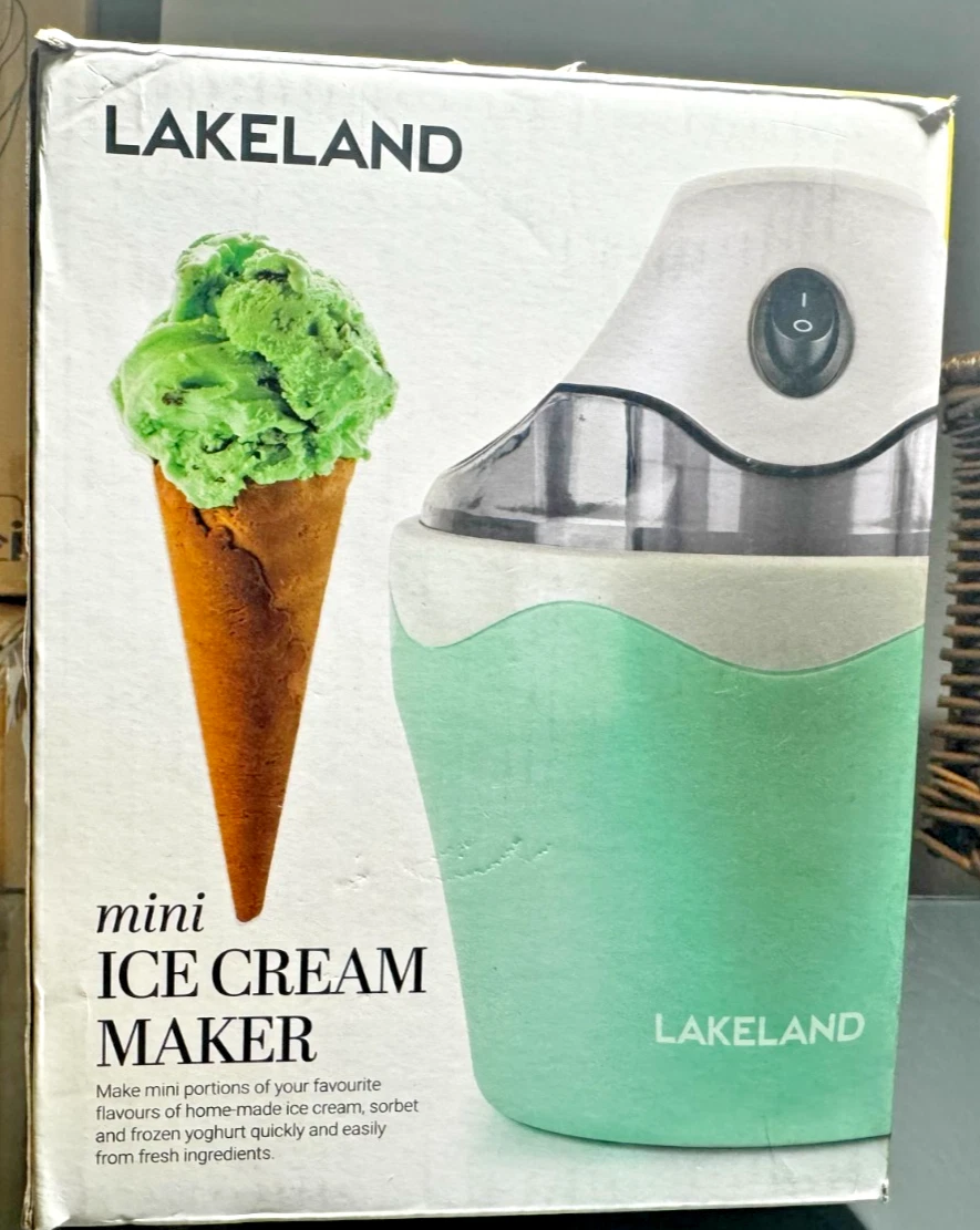 Lakeland Mini Ice Cream Maker 0.5L – Make Ice Cream, Sorbet, & Yoghurt in 25 Min