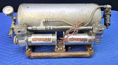 Airmaxxx 480 Dual Air Compressor System with Tank - As Is / Missing 1 Filter