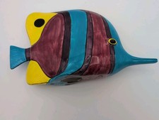 8 .5 x13 Large Glazed Ceramic Fish