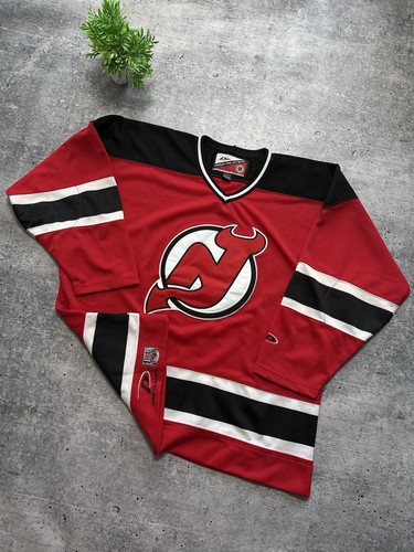 Camiseta deportiva New Jersey Devils Pro Player NHL visitante roja en blanco XL deportiva hockey vintage - Imagen 3 de 7