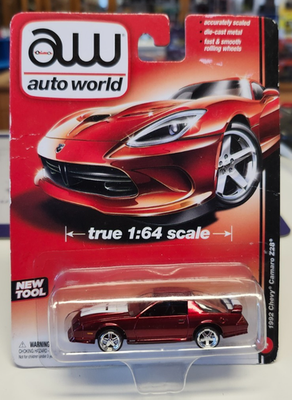 Auto World #4 1992 Chevy Camaro Z28 in Red CHASE | eBay