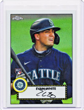 Evan White 2021 Topps Chrome 1952 Redux #TC52-17 Seattle Mariners Rookie