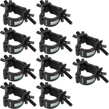 10 Pack Black Truss Clamps,Aluminum Alloy DJ Light Clamp,Fits O.D. 2 Inch Truss