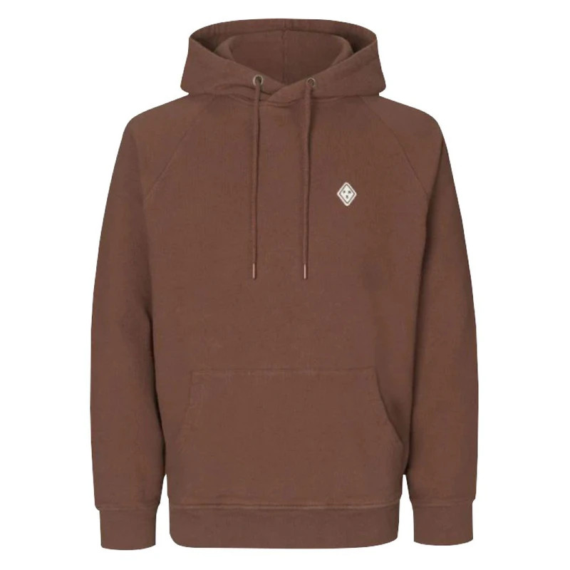 Pas Normal Studios Mens Off-Race Patch Hoody (Rust)