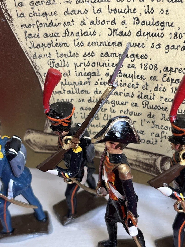 CBG MIGNOT Boite vitrine avec 4 marins de la garde 1812 - Photo 2/4