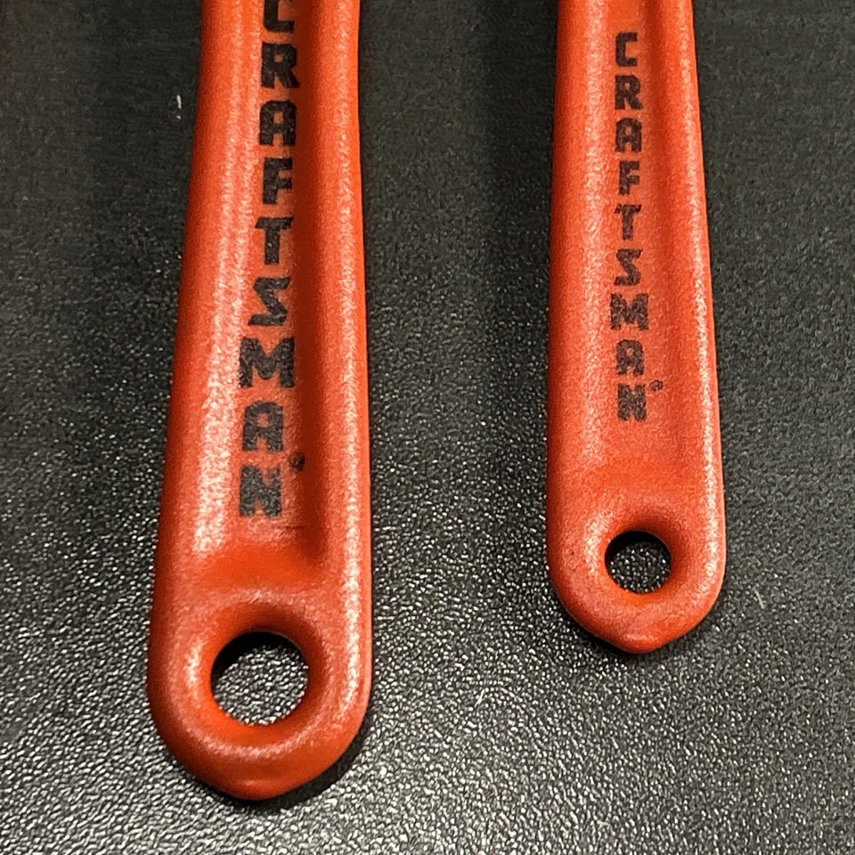 3x Vtg CRAFTSMAN Adjustable Wrench Pocket Socket Box End 43378 43380 43381 USA - Image 4 of 4