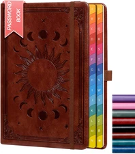 Password Keeper Book with Colorful Alphabetical Tabs, 5.7"×8.4"Hardcover Interne