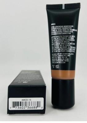 MAC Pro Longwear Nourishing Waterproof Foundation NW45 - 25ml/BESCHÄDIGTE BOX