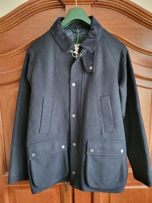 NEU,BARBOUR ''BEDALE WOOL JACKET'', SIZE XL, Dunkelblau, BARBOUR JACKE, Wolljacke