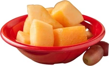 Melamine Fruit Bowl with Rim Reusable Plastic Serving Dish for Home Restaurant