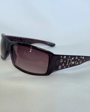 Dior bejeweled vintage sunglasses purple women