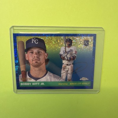 2025 Topps Chrome Platinum Edition  Bobby Witt Jr. #41 Blue Mini-Diamond /199