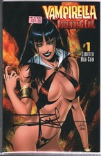 Vintage Vaulted Vampirella Ascending Evil #1 Ash Can Signed Comic Book COA