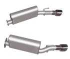 Gibson for 05-06 Pontiac GTO Base 6.0L 2.5in Axle-Back Dual Exhaust - Stainless
