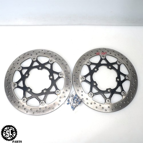 2006 2007 SUZUKI GSXR 600 750 FRONT BRAKE ROTORS W BOLT S73