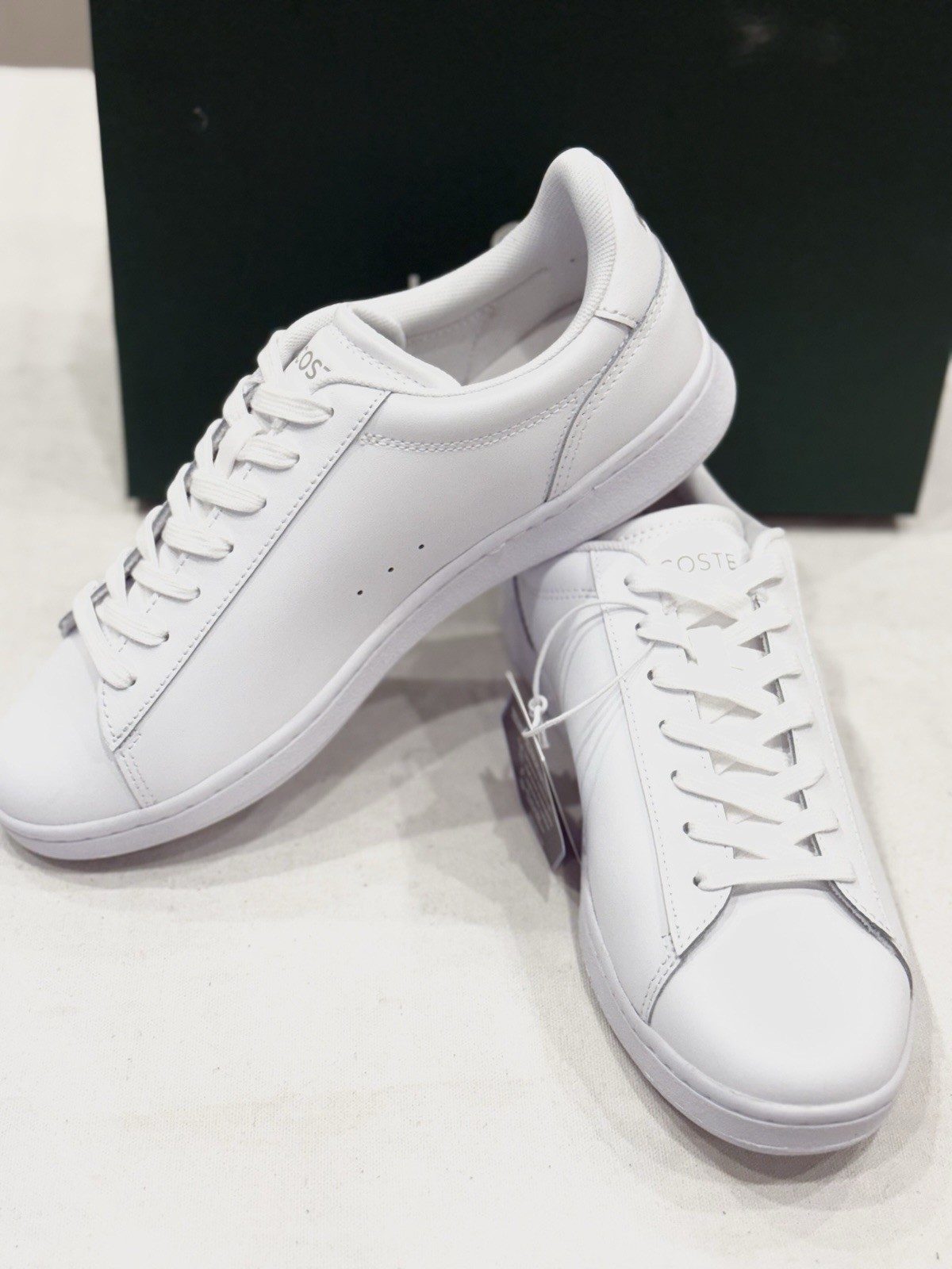 Lacoste, Carnaby Set 224 10 SFA Women’s Lether Sneakers, Color White, Size 8 image 2