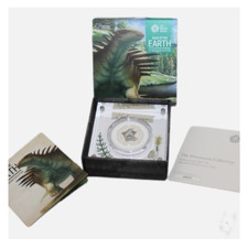 Royal Mint Dinosauria Hylaeosaurus 50p 2020 Silver Proof Colour Boxed
