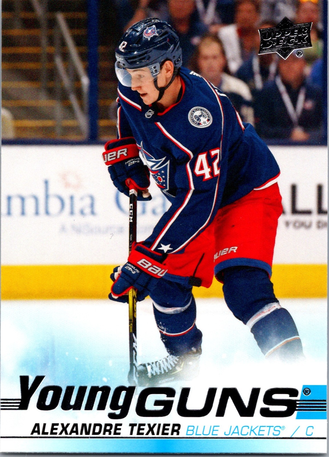 2019-20 Upper Deck Series 1 Young Guns Alexandre Texier #225