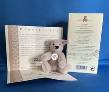 STEIFF Club Membership Bear 2005 Silver Grey Mohair Teddy Box & Certificate