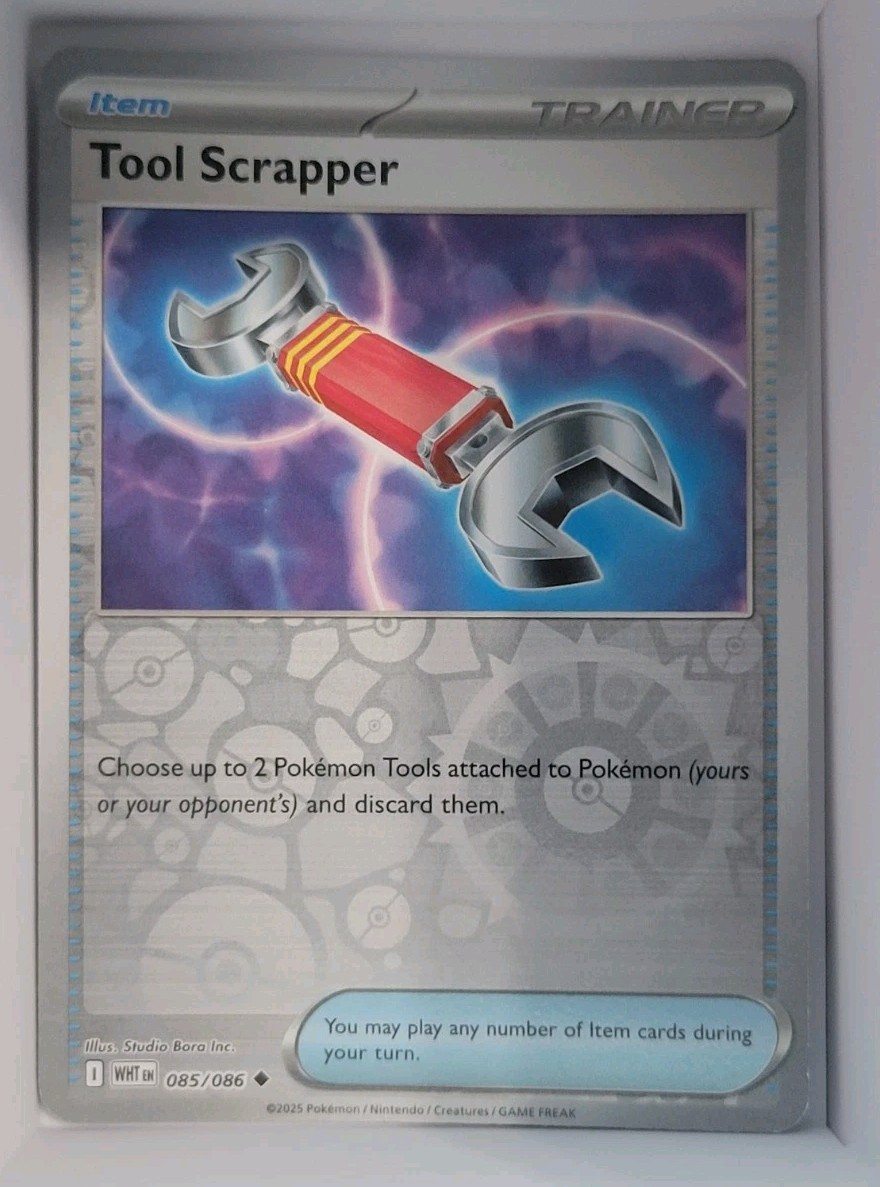 Tool Scrapper 085/086 Sv: White Flare Reverse Holo NM