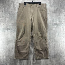 Carhartt Carpenter Pants Men Size 40x30 Mushroom Brown Loose Fit B159 MUS