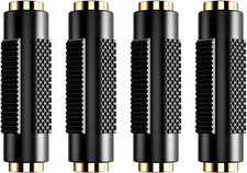 3.5 Mm Female to Female Adapter, 3.5Mm Stereo Jack to 3.5Mm Stereo Jack Adapter