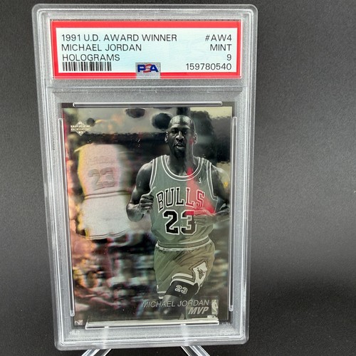 Michael Jordan #AW4 card from 1991 Upper Deck Award Winner Hologram