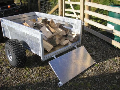 ATV Quad Trailer. 5x3 low sided. General purpose off road trailer - Picture 4 of 7
