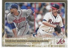 2015 Topps Update Baseball Gold Marimon/McKirahan RC 1042/2015 Braves