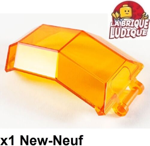 LEGO 1x Windscreen 4x4x4 2/3 Cockpit BAR Handle Griff Trans Orange 11289 Neu