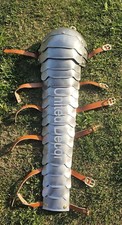18ga Arm LARP Guard Armor Steel Bracers SCA Armour Medieval Costume