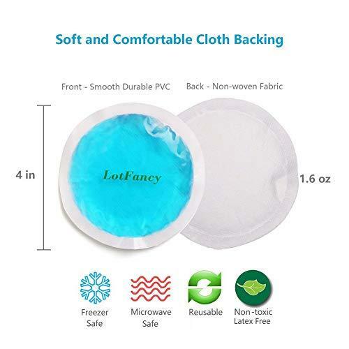 LotFancy Reusable Gel Ice Pack for Hot Cold Therapy, 6PCS Small Heating... - 第 3/9 張圖片