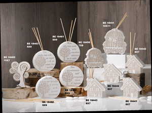 Bomboniera Matrimonio Profumatore Tondo In Polvere Di Marmo Frase Con Confezione Ebay