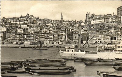 CPA AK view of oporto from vila nova de Gaia PORTUGAL (1261216)