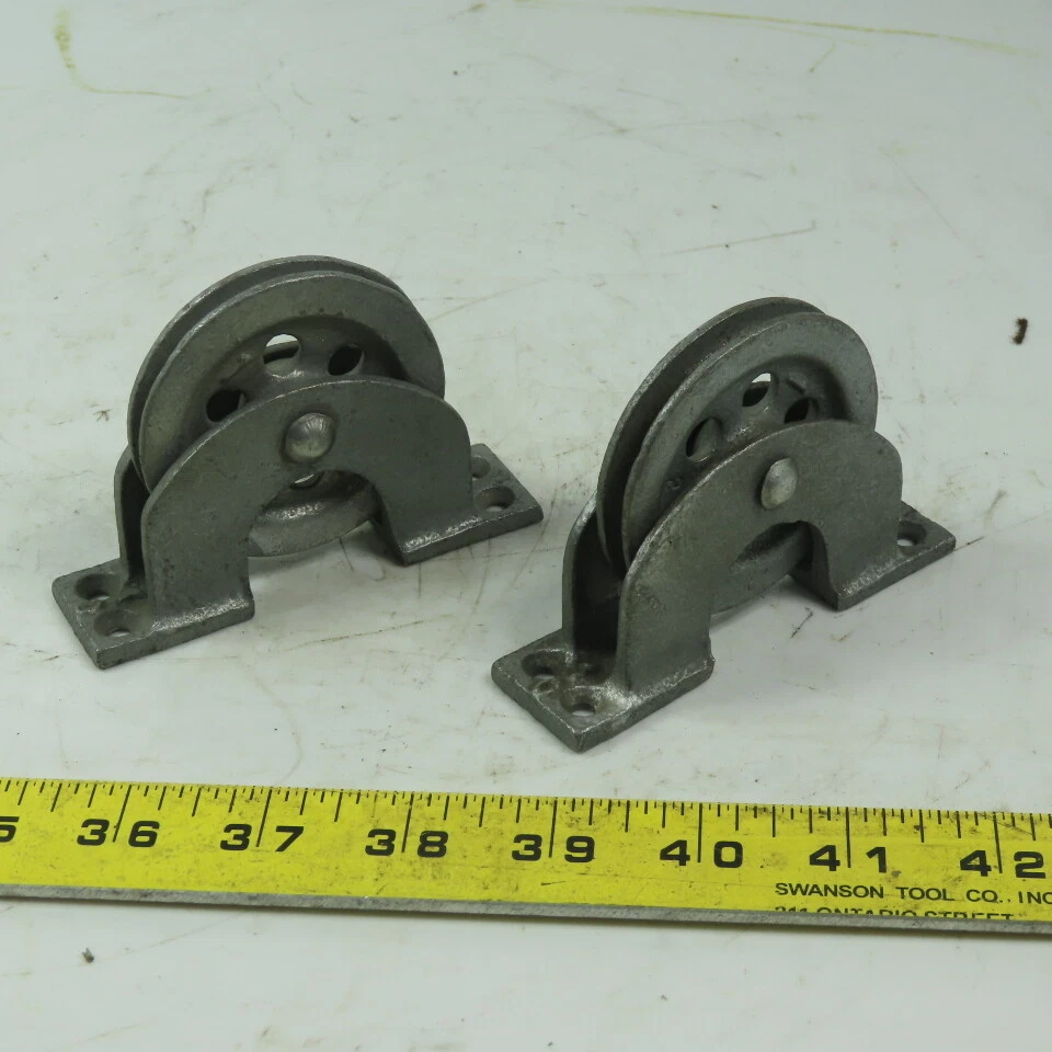 Mounted pulleys best sale for wire rope