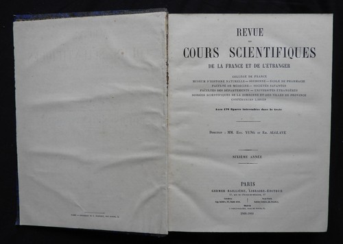 REVUE DES COURS SCIENTIFIQUES.. DE LA FRANCE ET DE L'ETRANGER : 1868-1869 - Picture 10 of 10