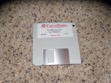 Executrain WordPerfect 6.0 for Windows 3.5" floppy disk