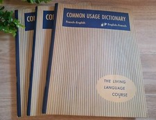 Set of 3 Vintg. The Living Language French En...