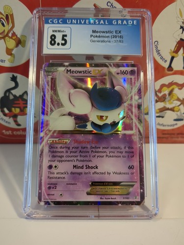 Meowstic-EX graded CGC 8.5 for sale on eBay