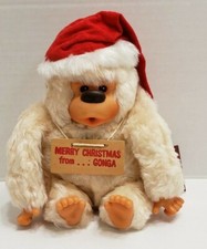 Russ Berrie Luv Pet "Merry Christmas From Gonga " Gorilla Ape 1979 NOS w Tags