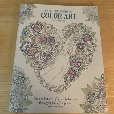 FAITHFUL WONDERS COLOR ART FOR EVERYONE By Leisure Arts NOS | eBay