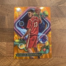 2023 Topps Cosmic Chrome Bogdan Bogdanovic Orange Refractor  /25  Jersey #1/1