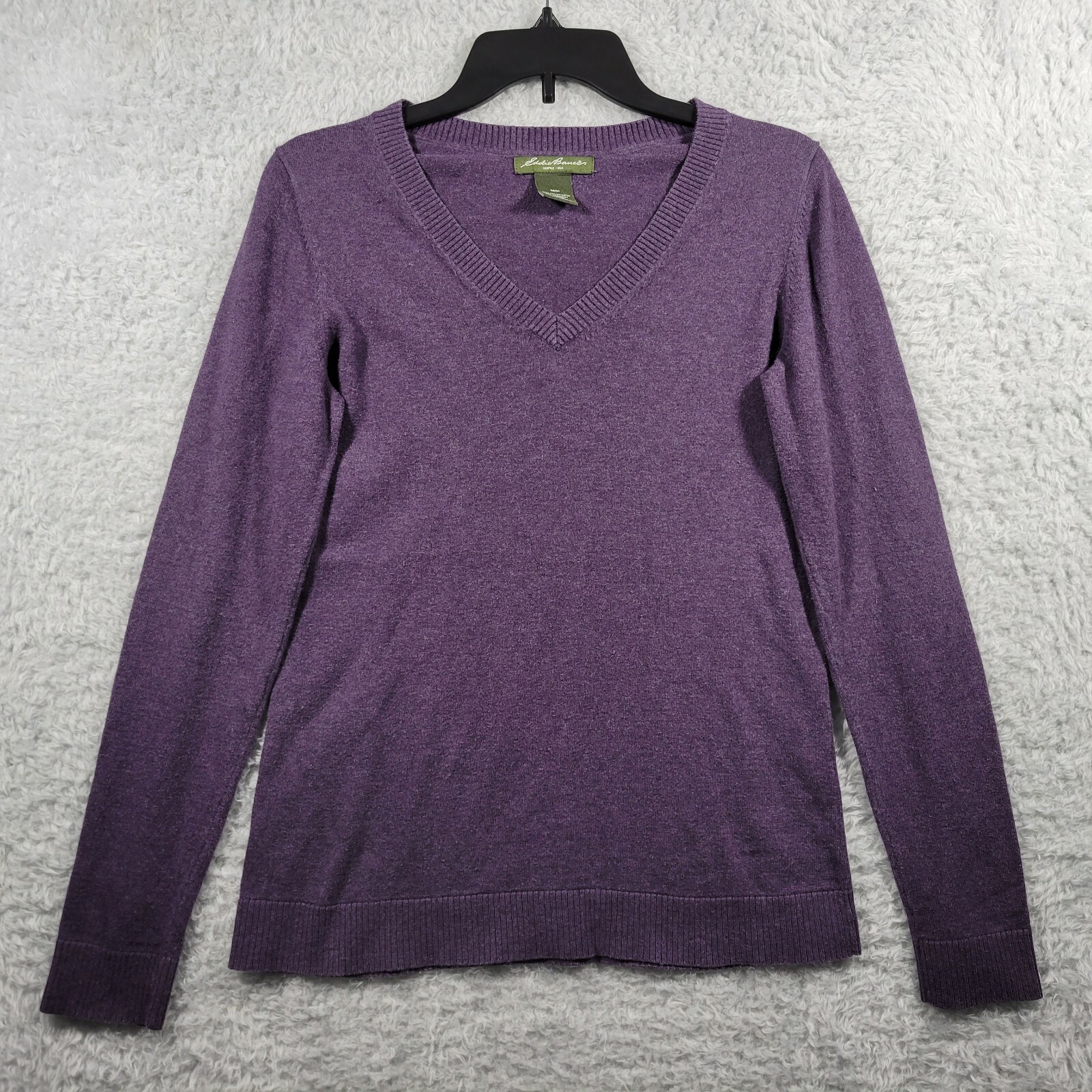 Eddie Bauer Sweater Womens M Purple 