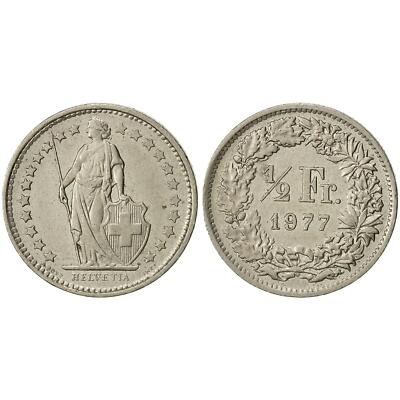 Swiss 6 Coin Set 1 2 5 10 20 Rappen 1/2 Franc | Switzerland | 1968