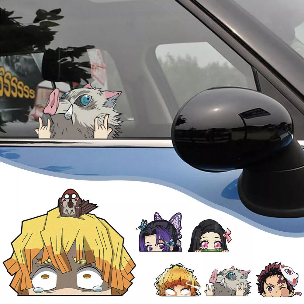 Cartoon car 2024 window stickers
