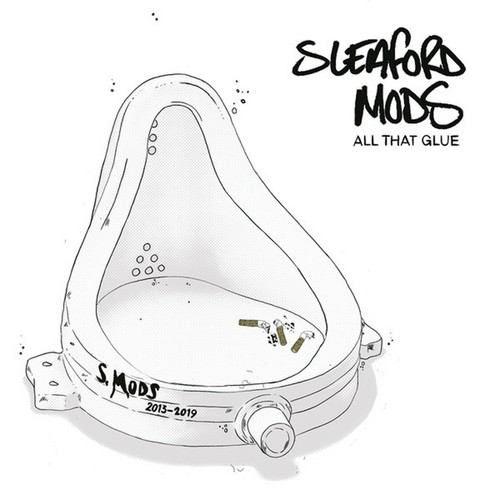 SLEAFORD MODS LP x 2 All That Glue DoubleBLACK VINYL + Pro Sheet IN STOCK Fizzy - Picture 2 of 6