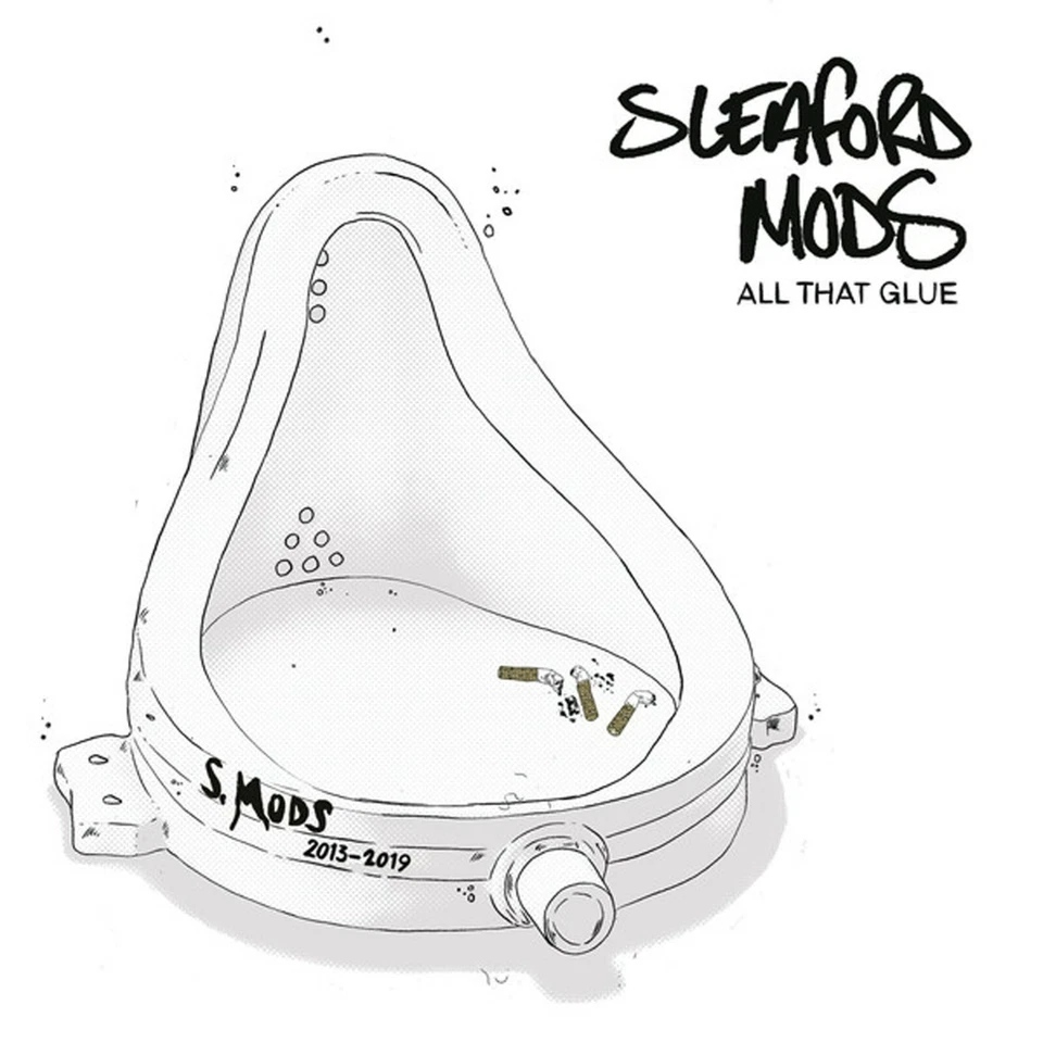 SLEAFORD MODS LP x 2 All That Glue DoubleBLACK VINYL + Pro Sheet IN STOCK Fizzy - Image 2 of 4